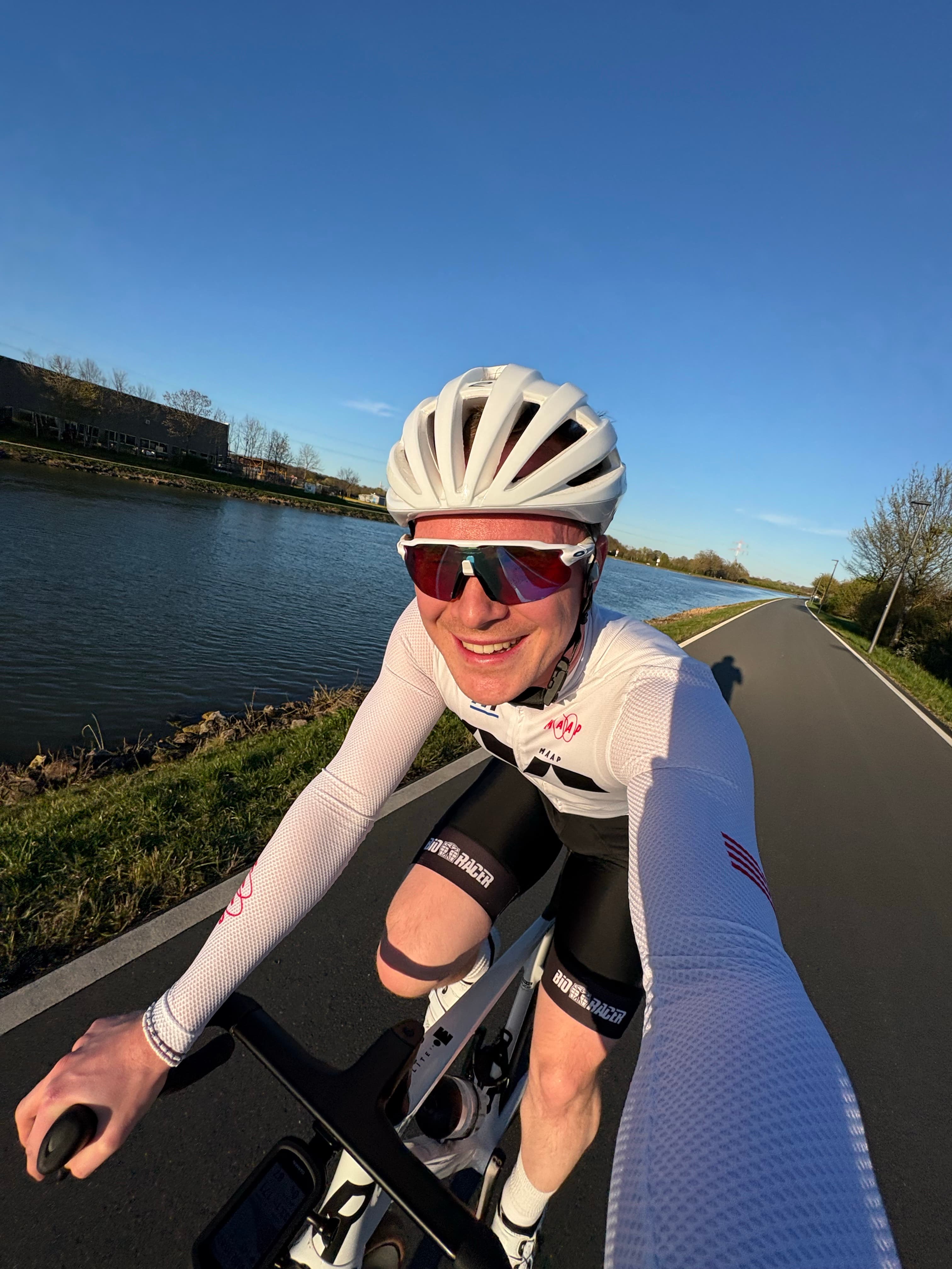 Niki Garand beim Radtraining